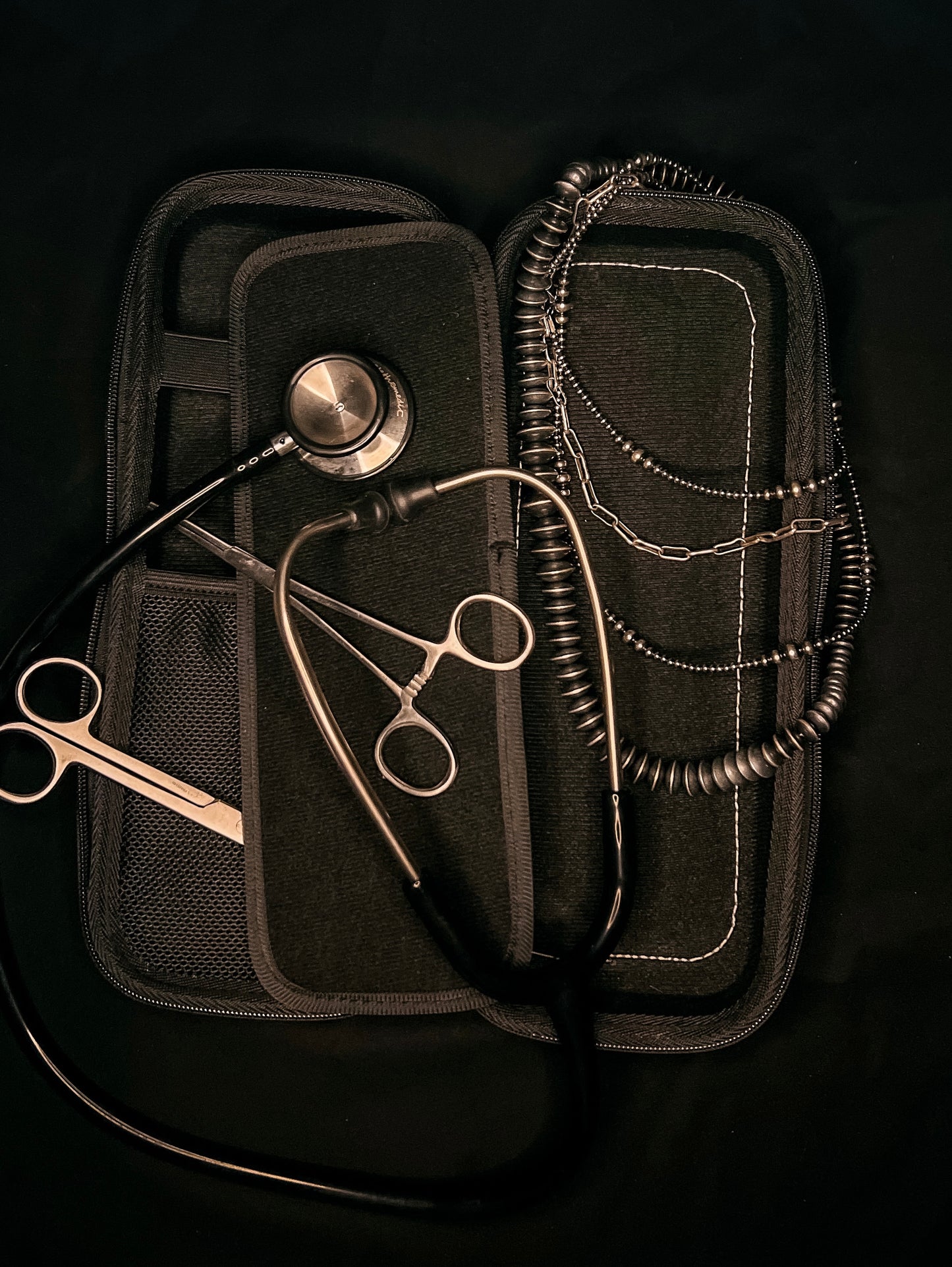 RVT Tooled Leather Stethoscope Case