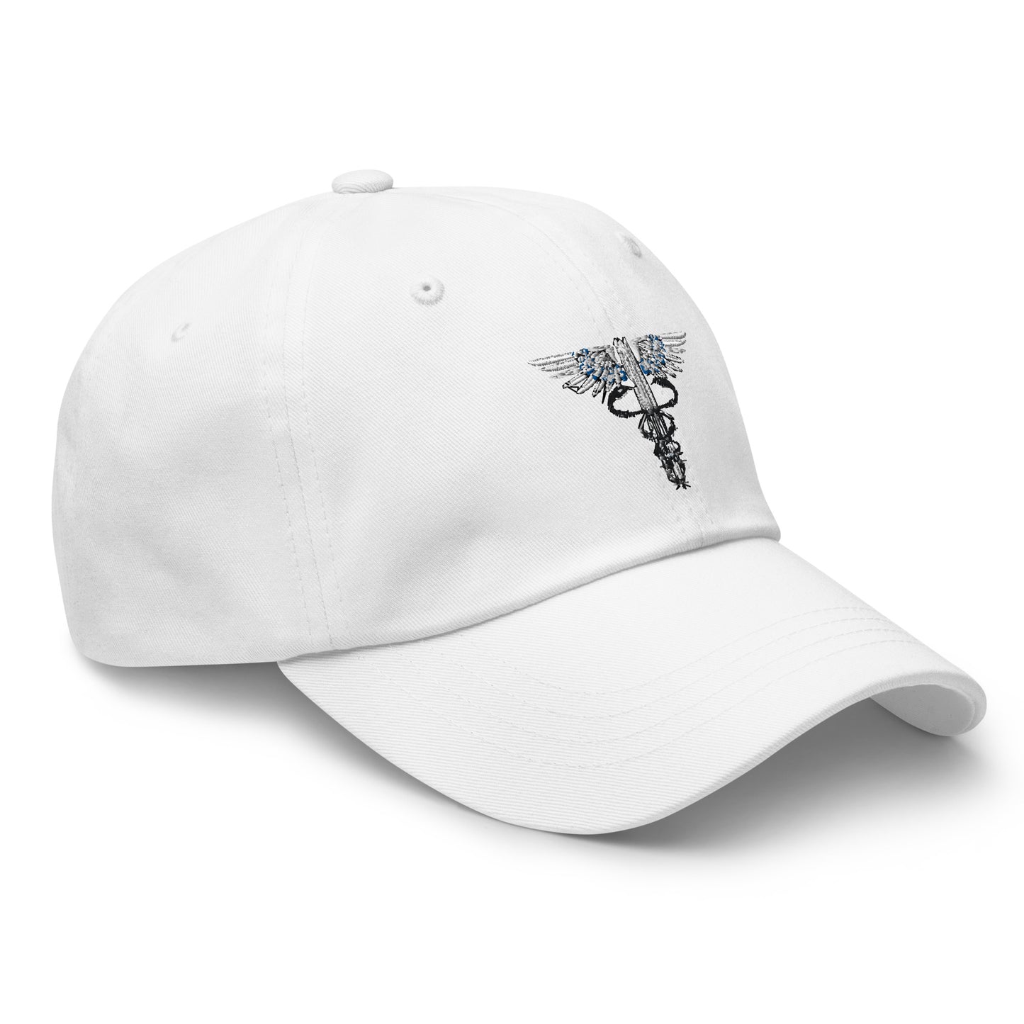 Cowgirl Caduceus- Embroidered Dad Hat