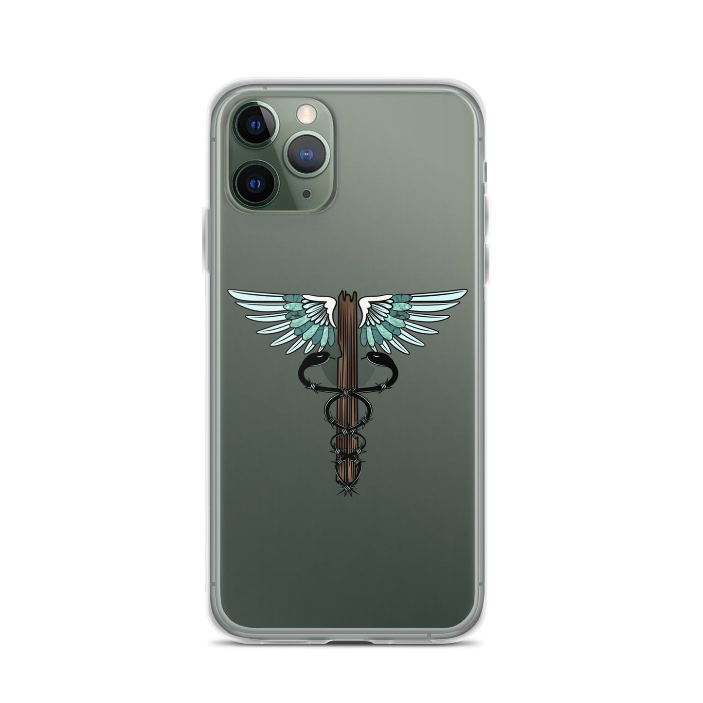 Cowgirl Caduceus- Clear Case for iPhone®