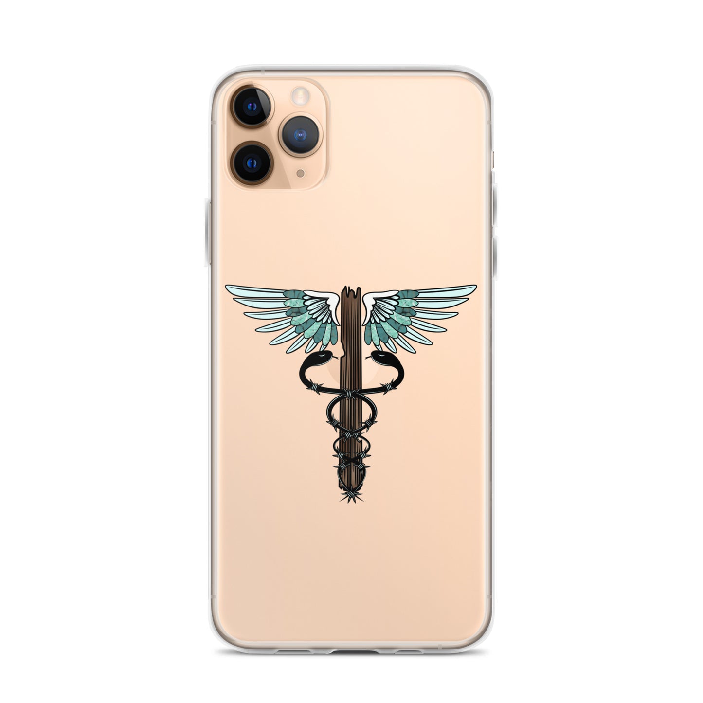 Cowgirl Caduceus- Clear Case for iPhone®