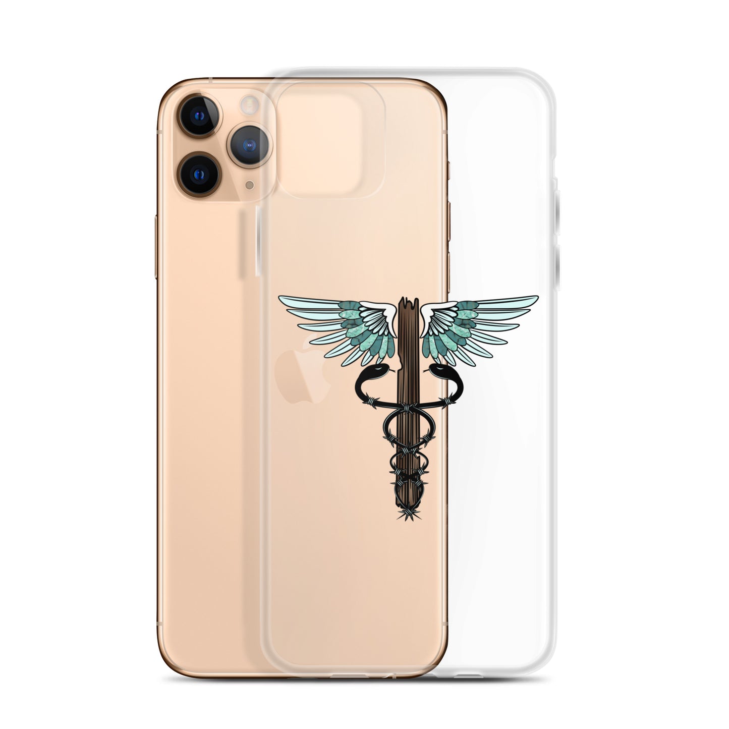 Cowgirl Caduceus- Clear Case for iPhone®