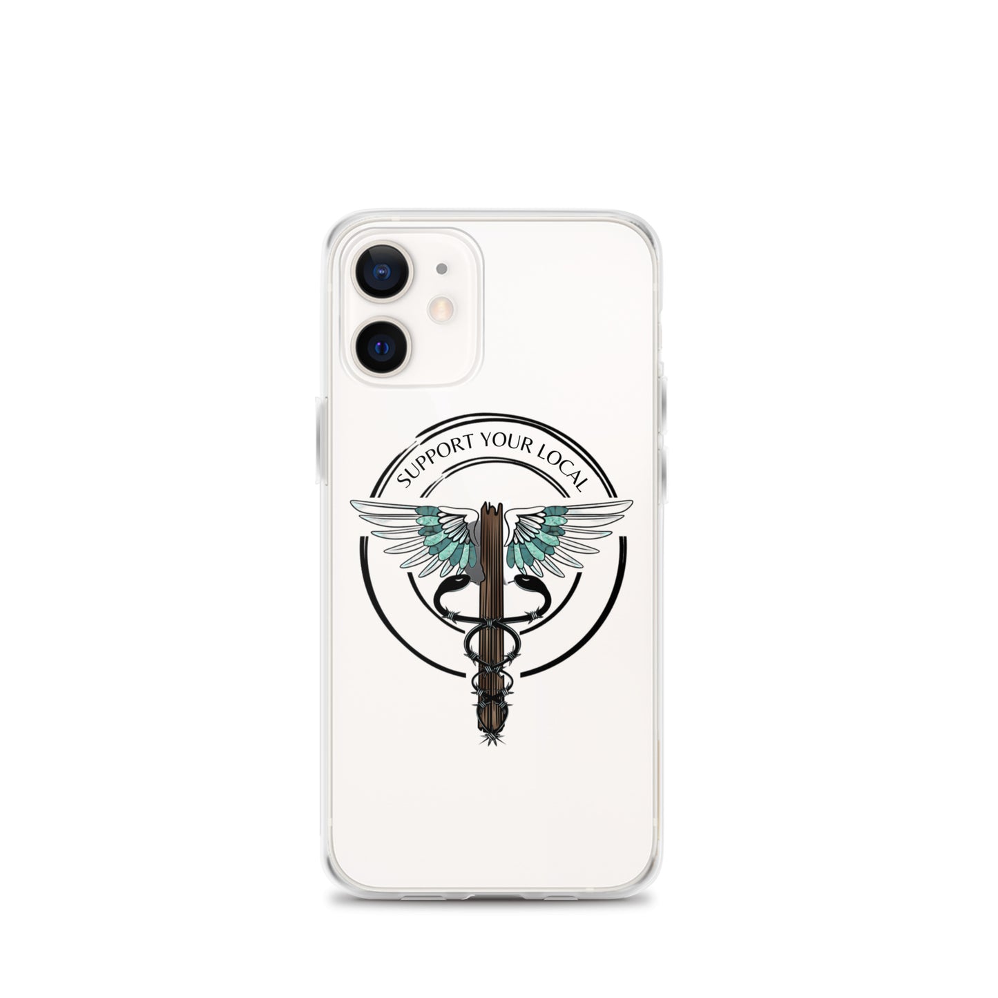 Support Your Local- Clear Case for iPhone®