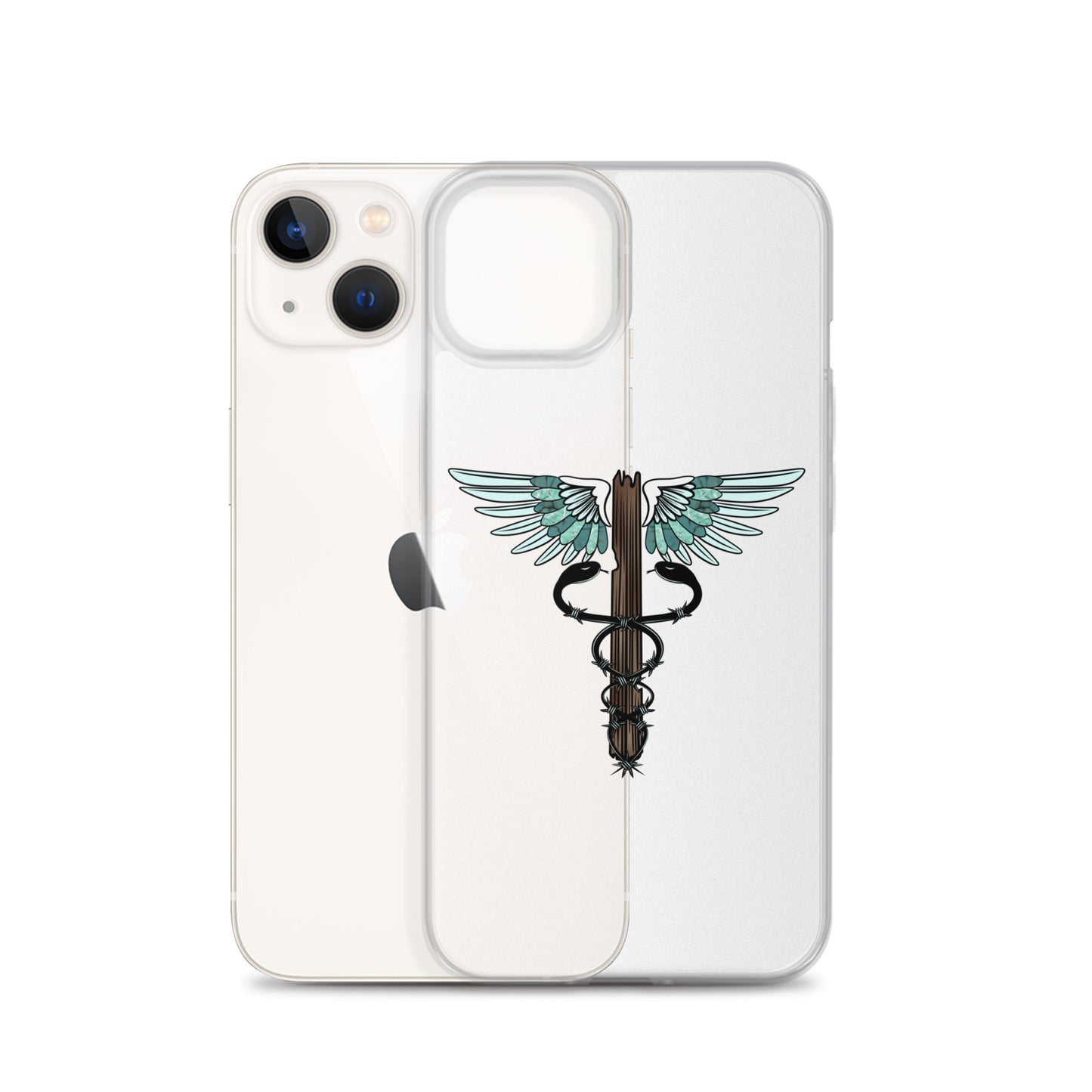 Cowgirl Caduceus- Clear Case for iPhone®