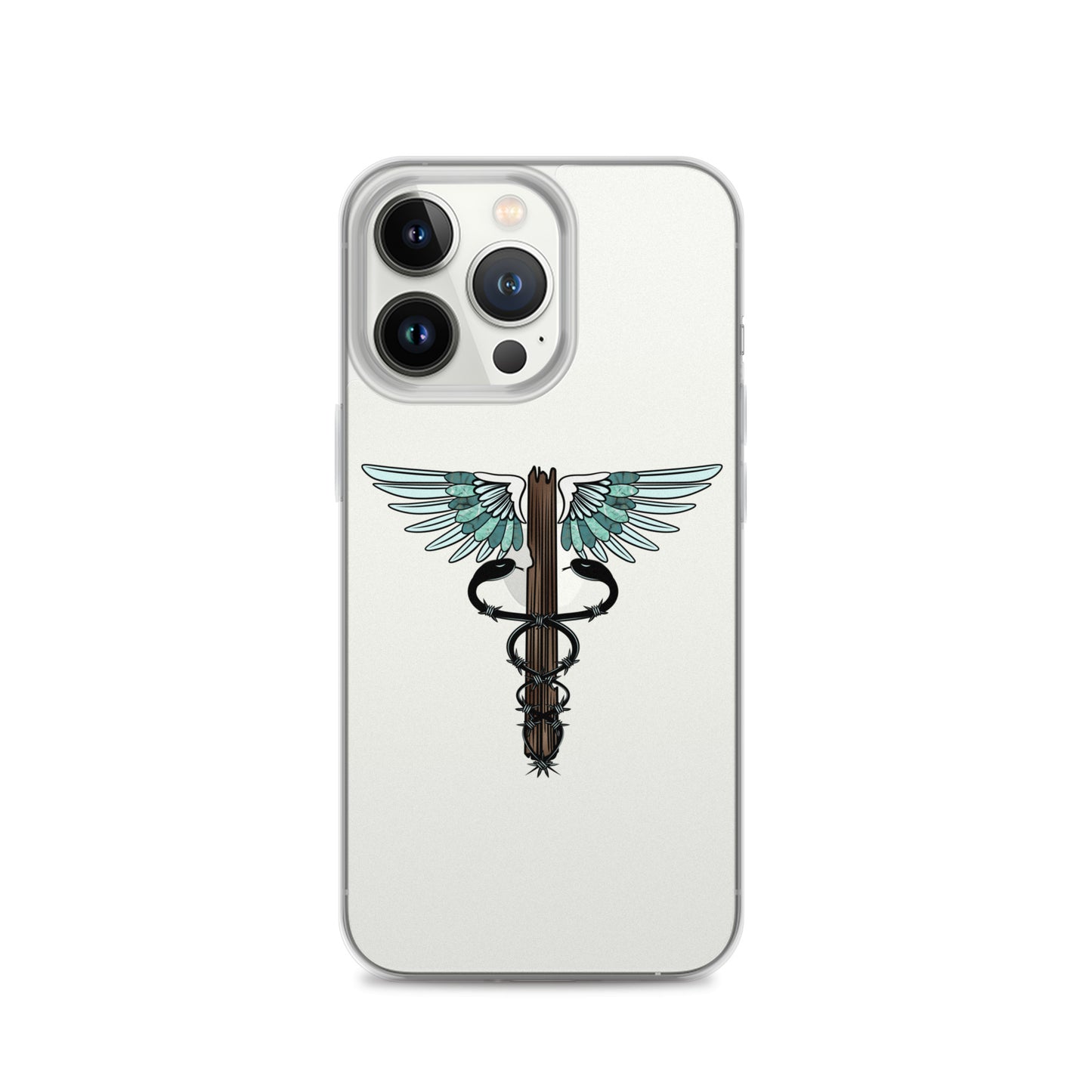 Cowgirl Caduceus- Clear Case for iPhone®