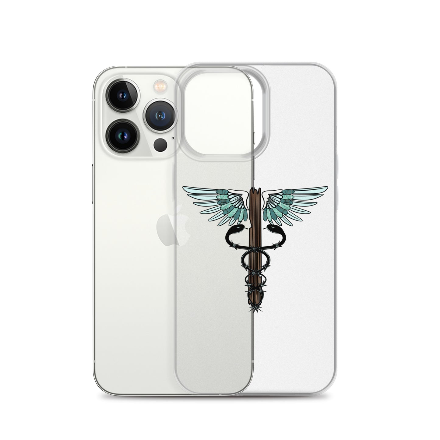 Cowgirl Caduceus- Clear Case for iPhone®