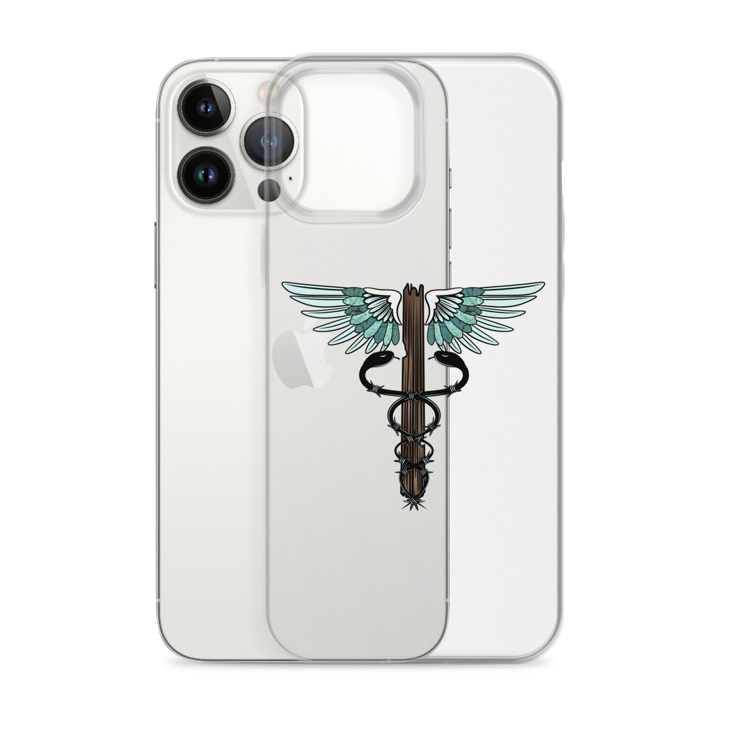 Cowgirl Caduceus- Clear Case for iPhone®