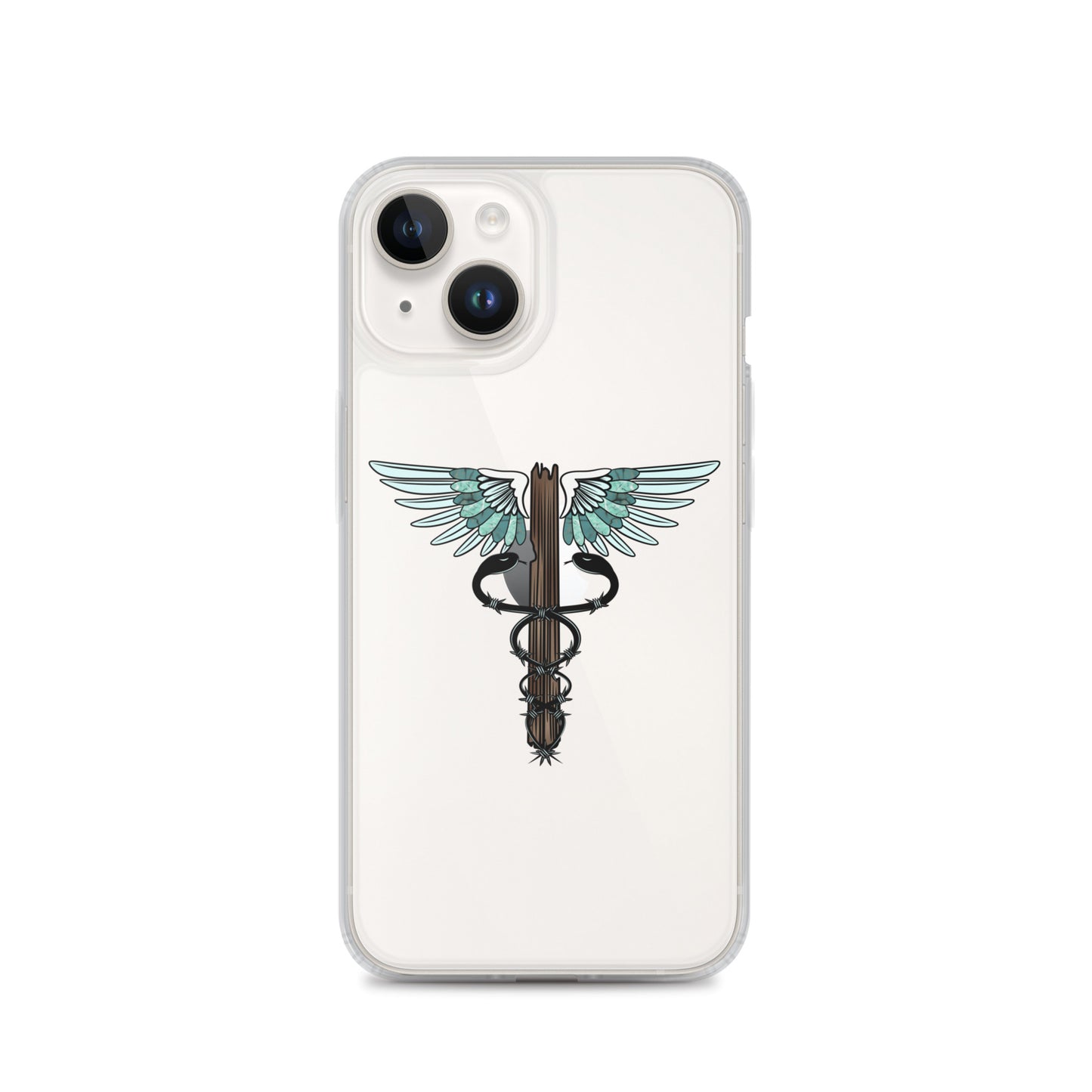 Cowgirl Caduceus- Clear Case for iPhone®