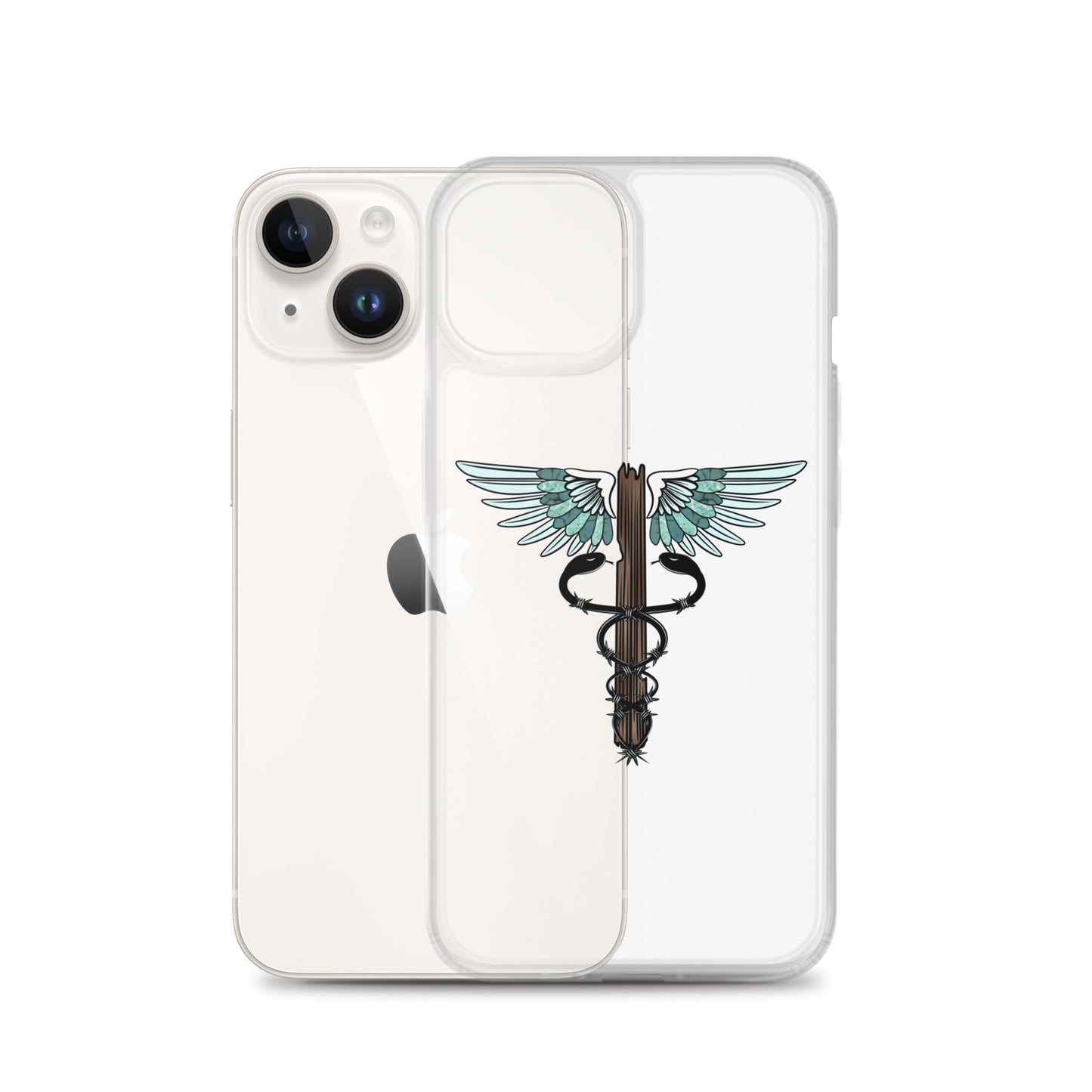 Cowgirl Caduceus- Clear Case for iPhone®