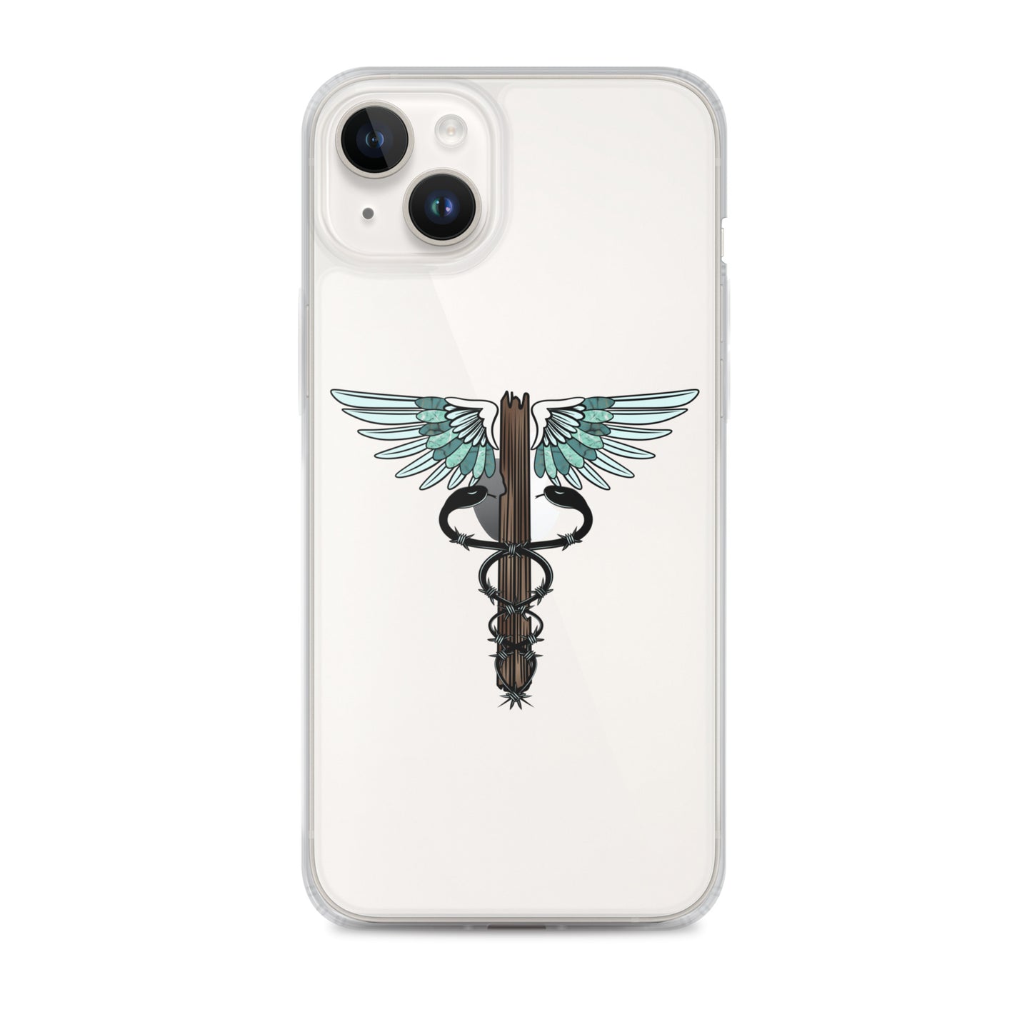 Cowgirl Caduceus- Clear Case for iPhone®