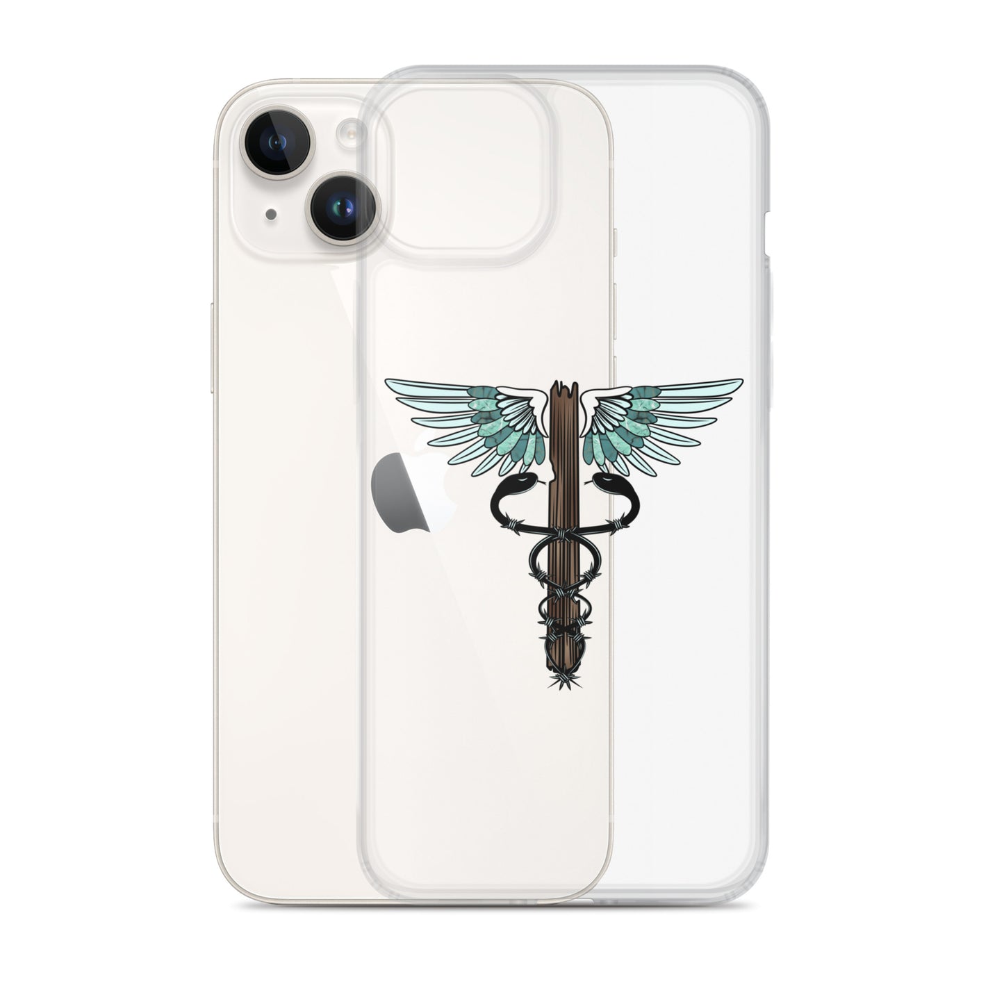 Cowgirl Caduceus- Clear Case for iPhone®