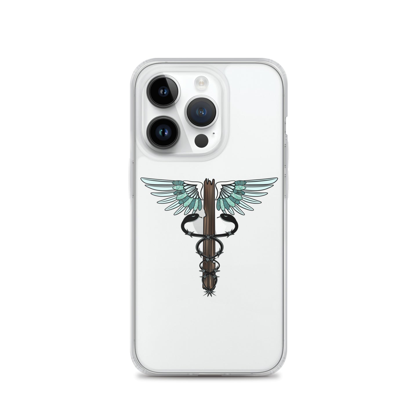 Cowgirl Caduceus- Clear Case for iPhone®