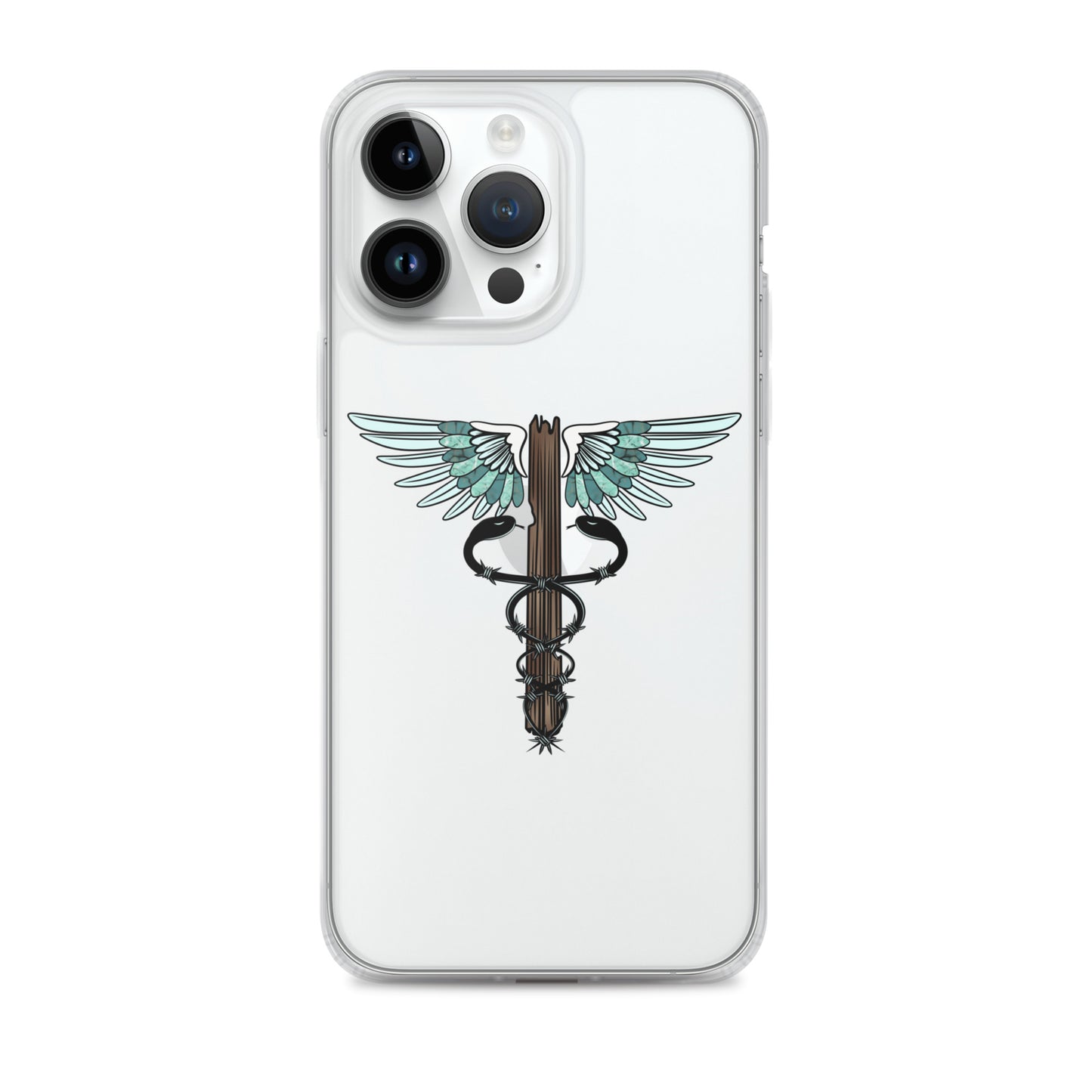 Cowgirl Caduceus- Clear Case for iPhone®