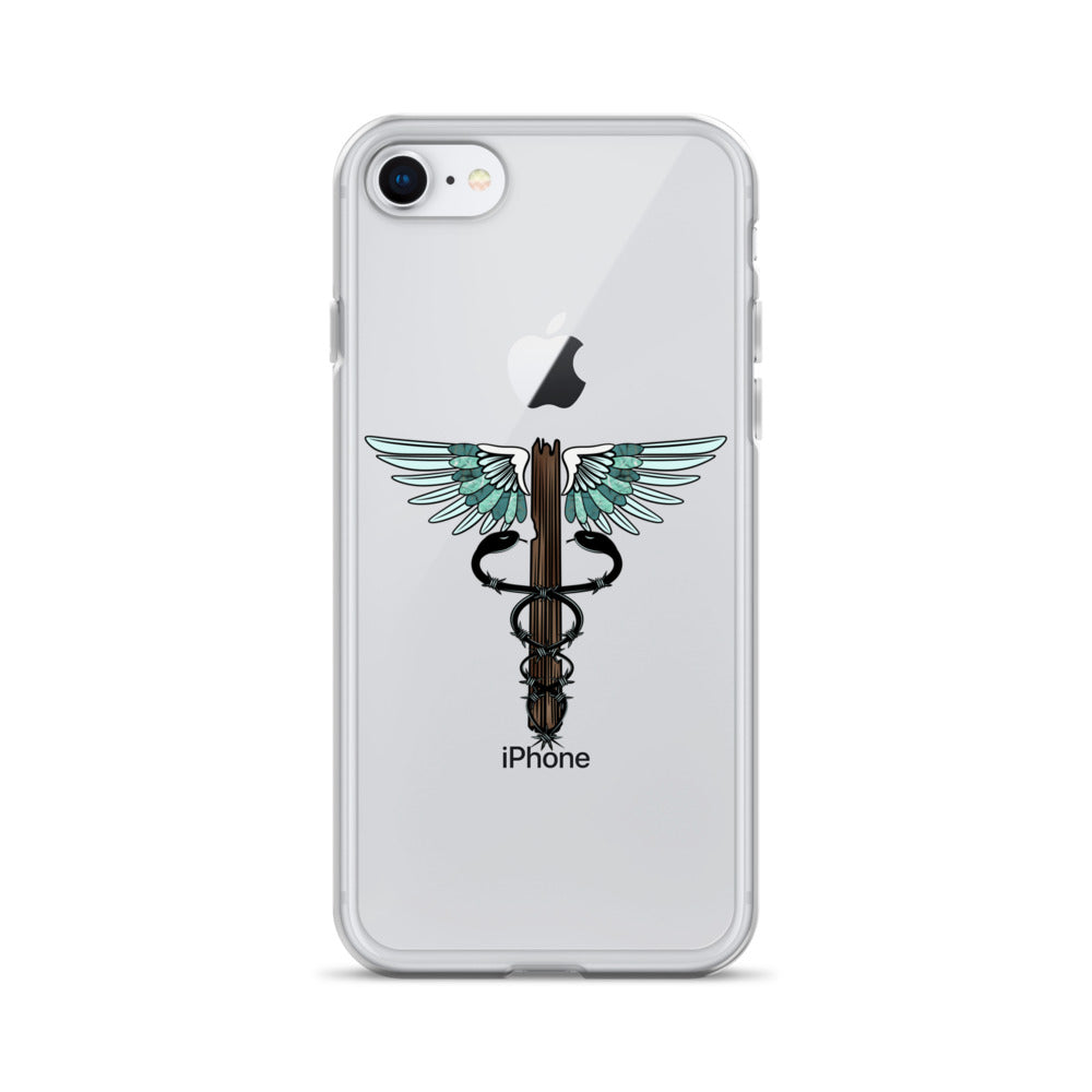 Cowgirl Caduceus- Clear Case for iPhone®