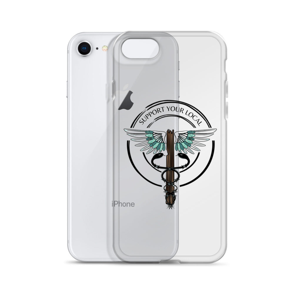 Support Your Local- Clear Case for iPhone®