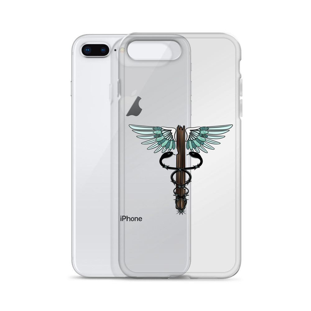 Cowgirl Caduceus- Clear Case for iPhone®