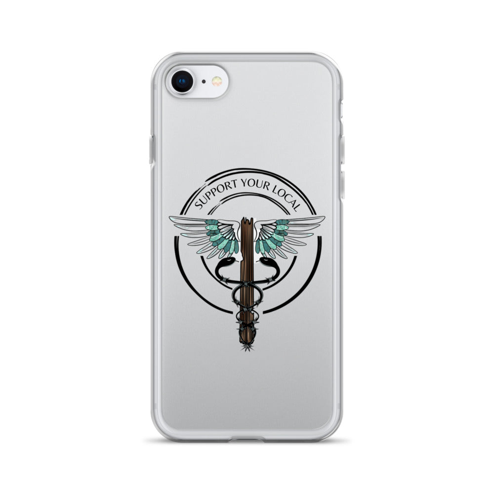 Support Your Local- Clear Case for iPhone®