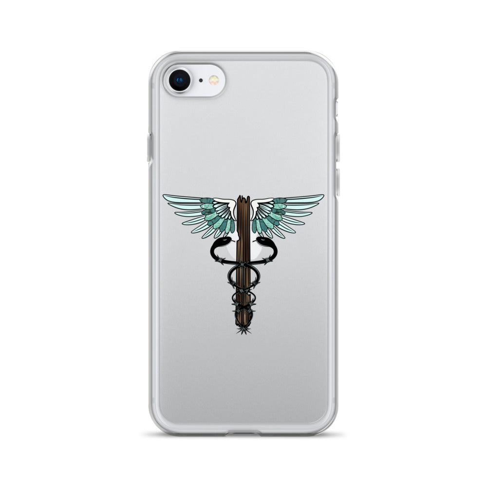 Cowgirl Caduceus- Clear Case for iPhone®