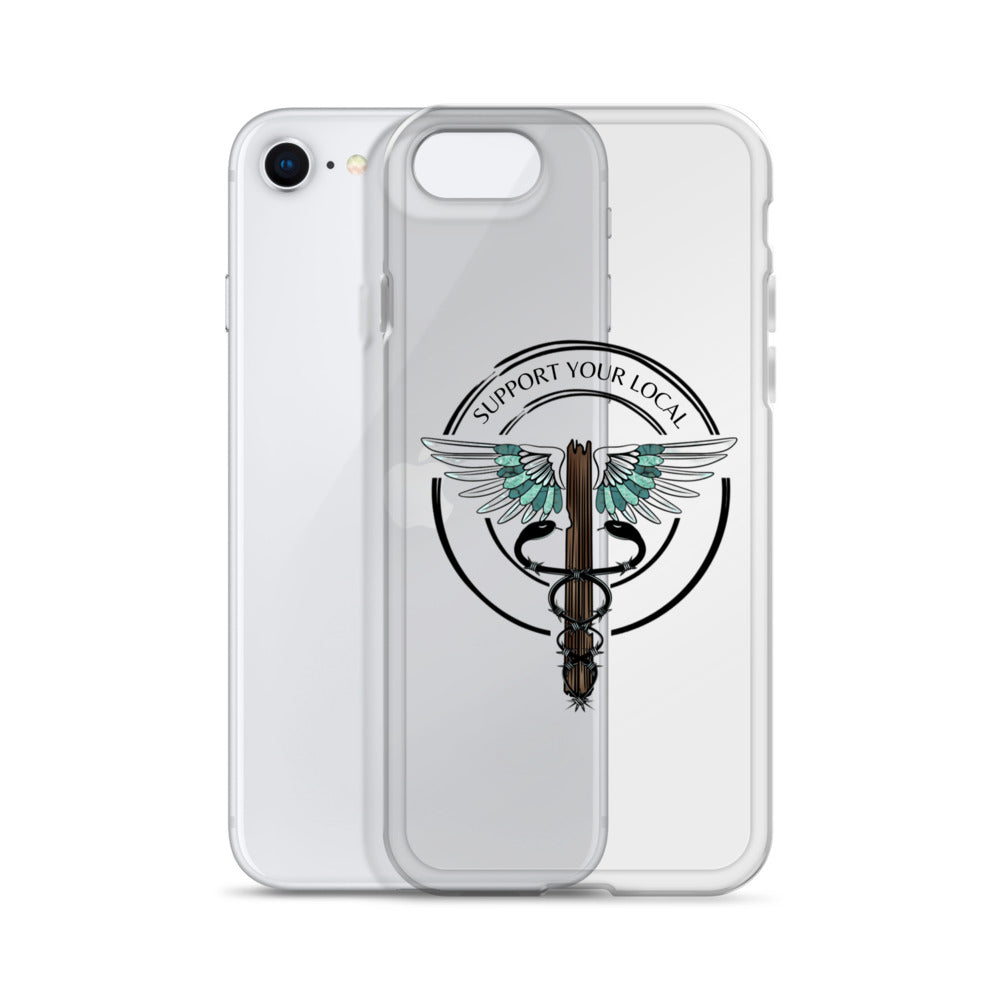 Support Your Local- Clear Case for iPhone®