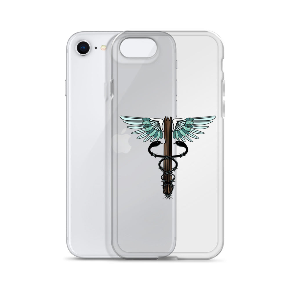 Cowgirl Caduceus- Clear Case for iPhone®