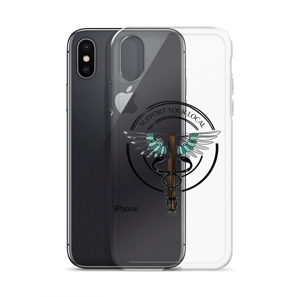 Support Your Local- Clear Case for iPhone®