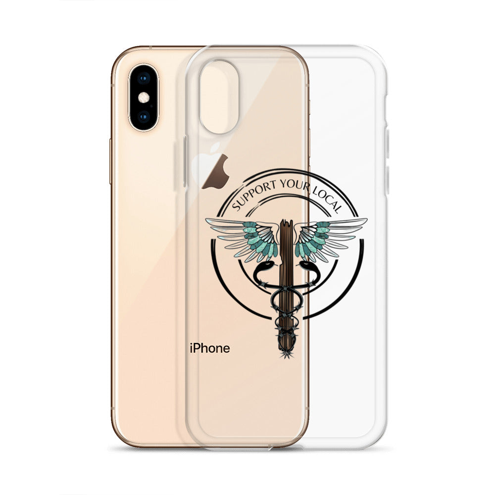 Support Your Local- Clear Case for iPhone®