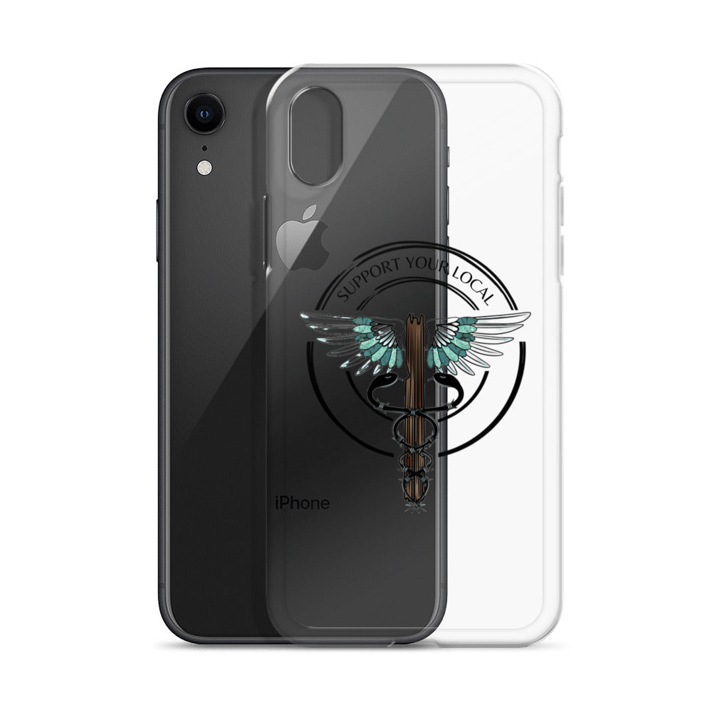 Support Your Local- Clear Case for iPhone®