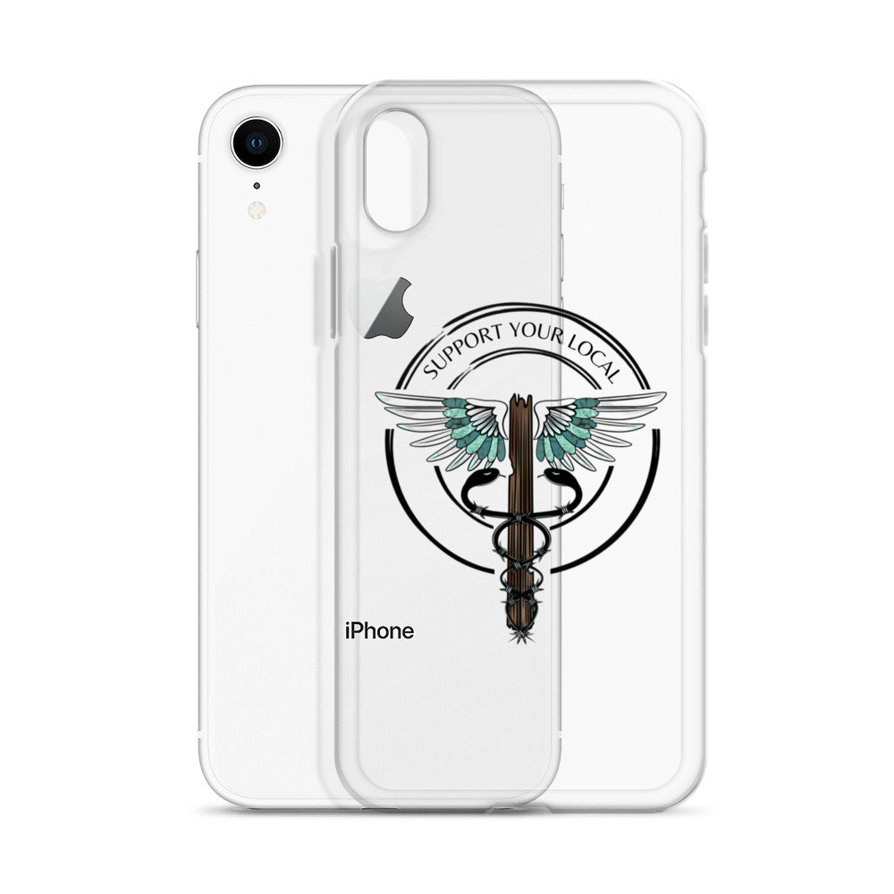 Support Your Local- Clear Case for iPhone®