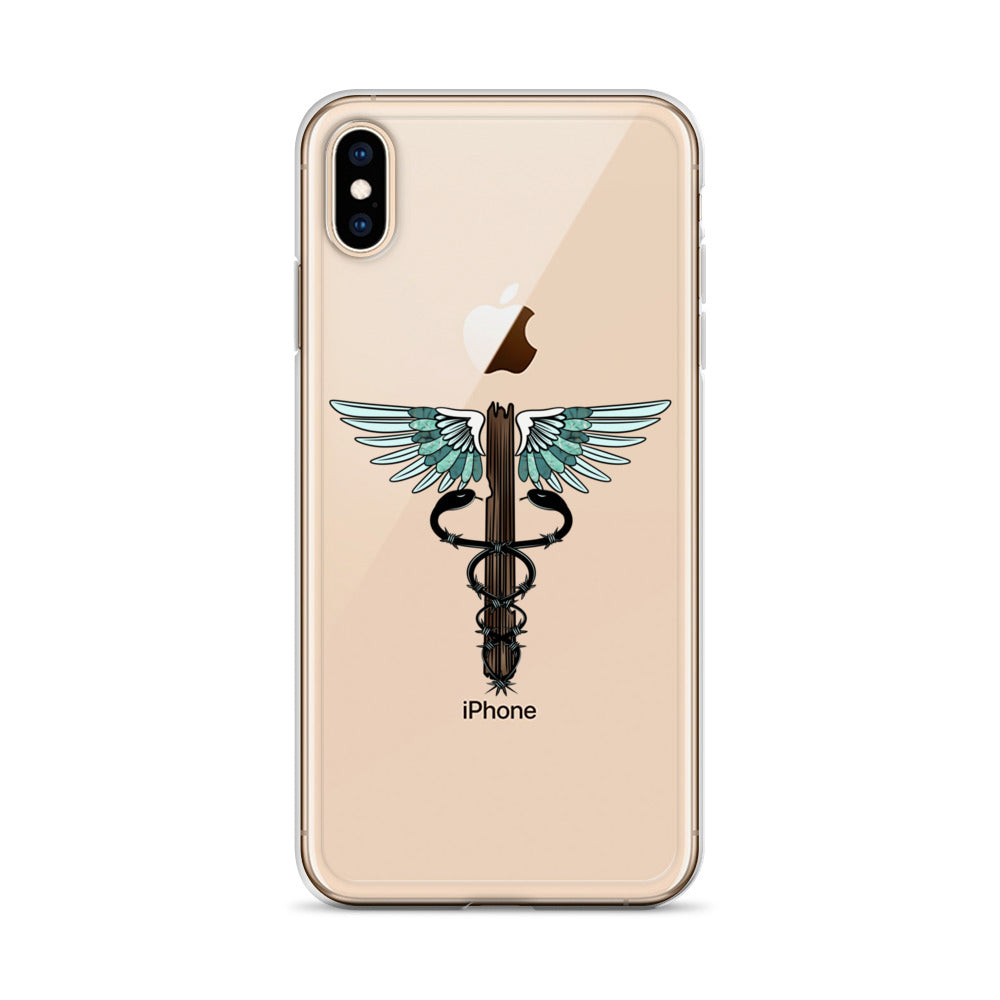 Cowgirl Caduceus- Clear Case for iPhone®