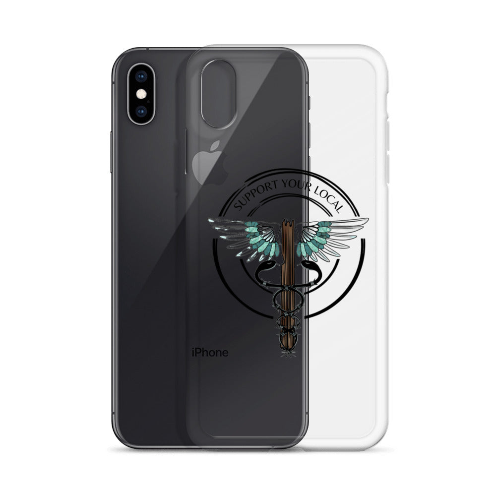 Support Your Local- Clear Case for iPhone®