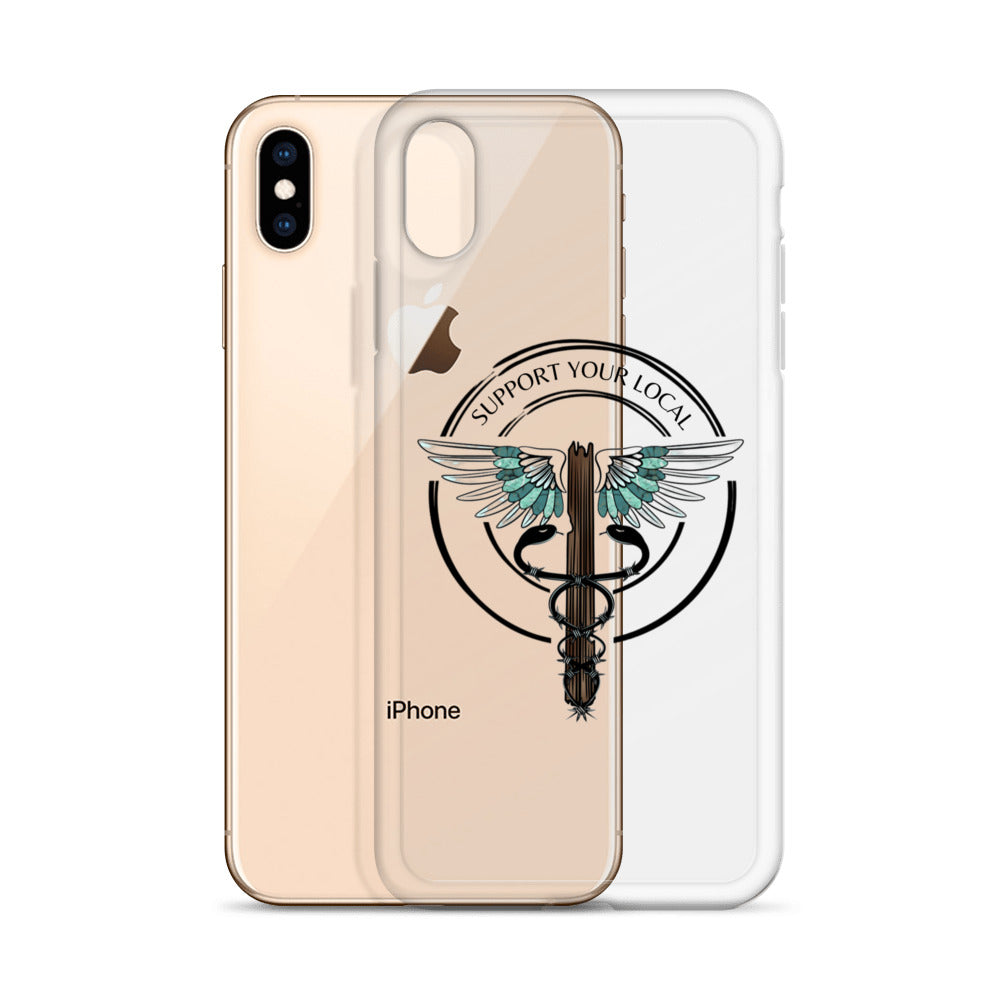 Support Your Local- Clear Case for iPhone®