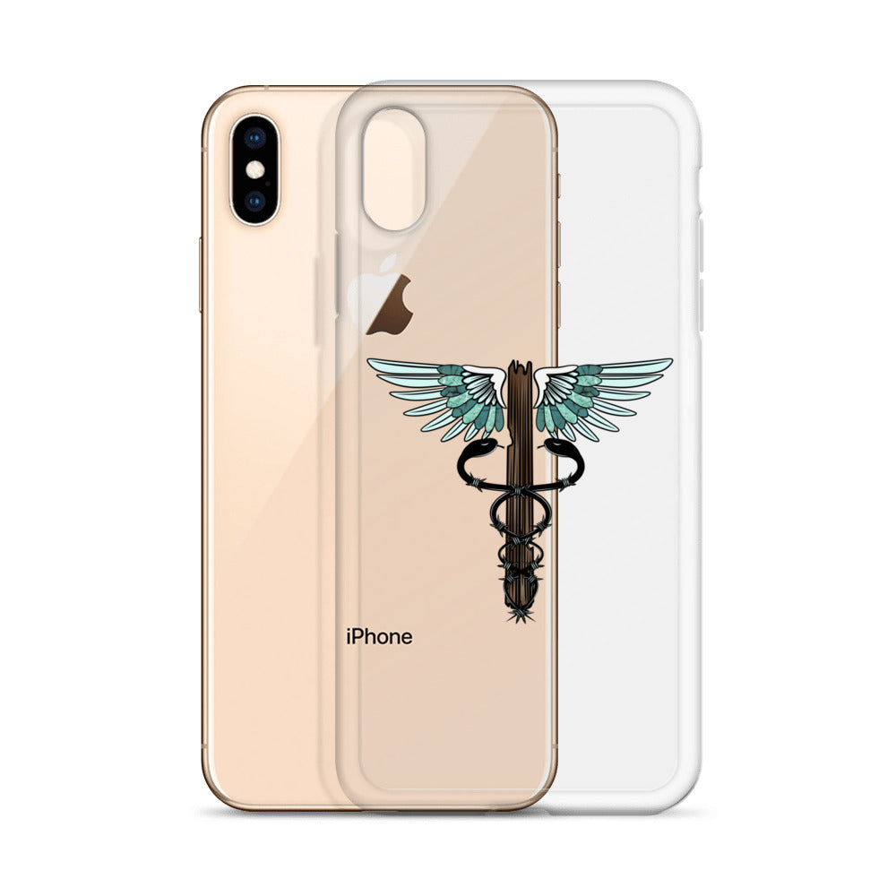 Cowgirl Caduceus- Clear Case for iPhone®