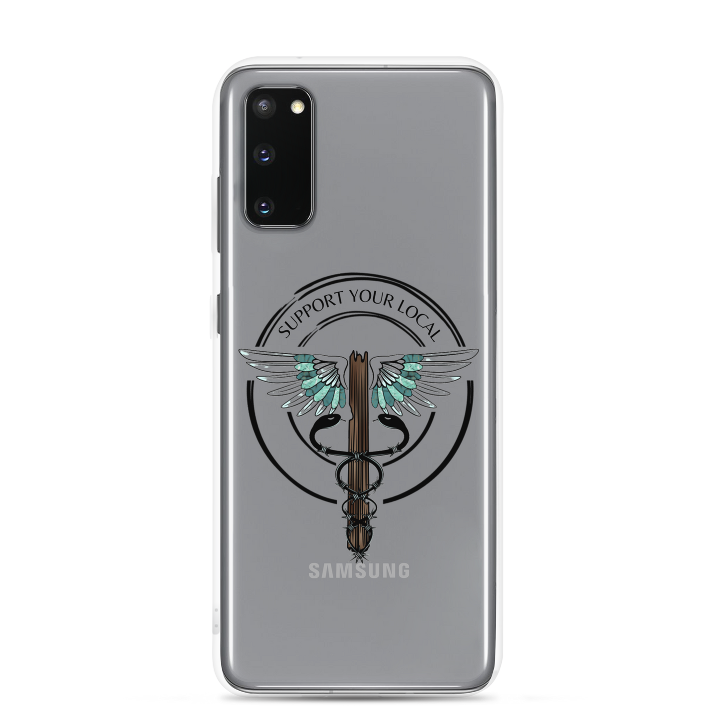 Support Your Local- Clear Case for Samsung®