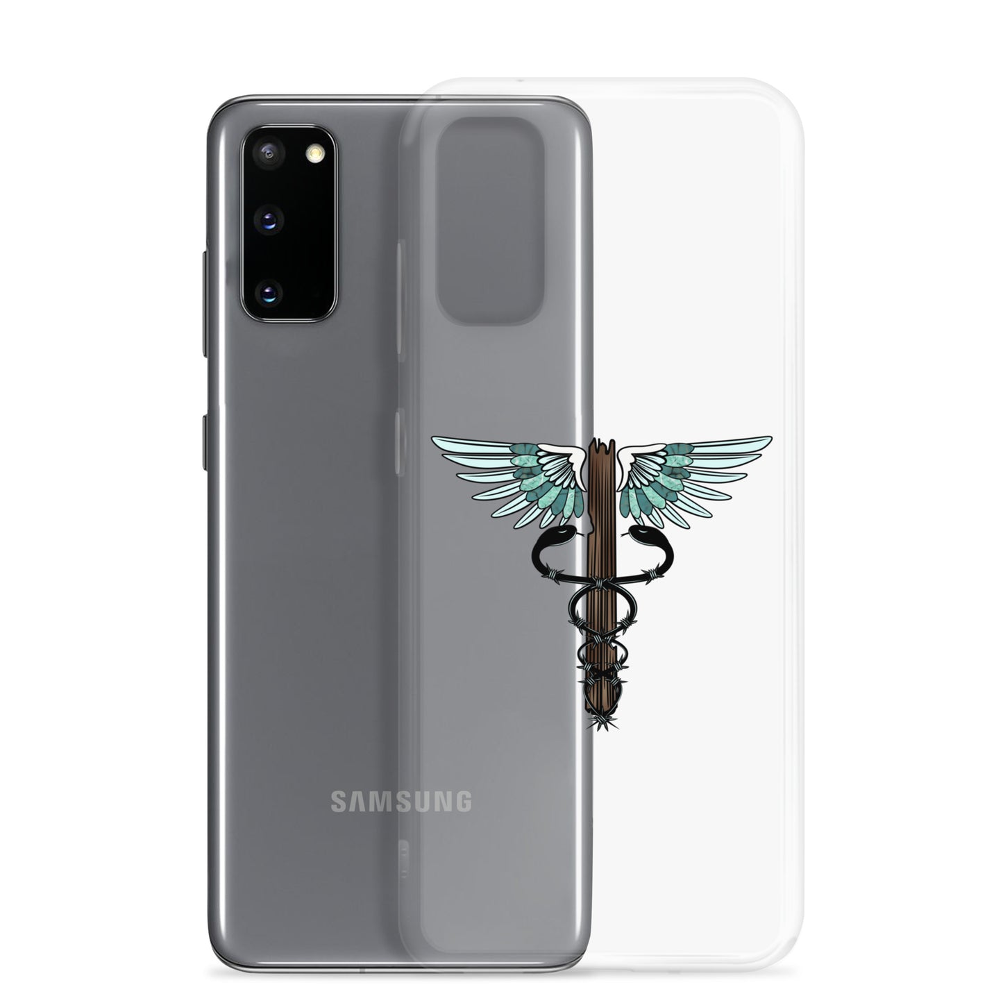 Cowgirl Caduceus-Clear Case for Samsung®