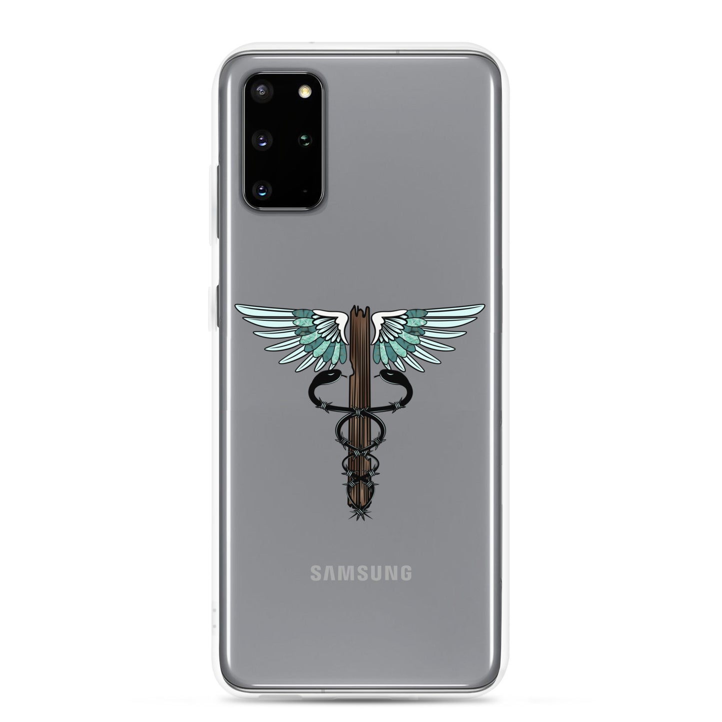 Cowgirl Caduceus-Clear Case for Samsung®