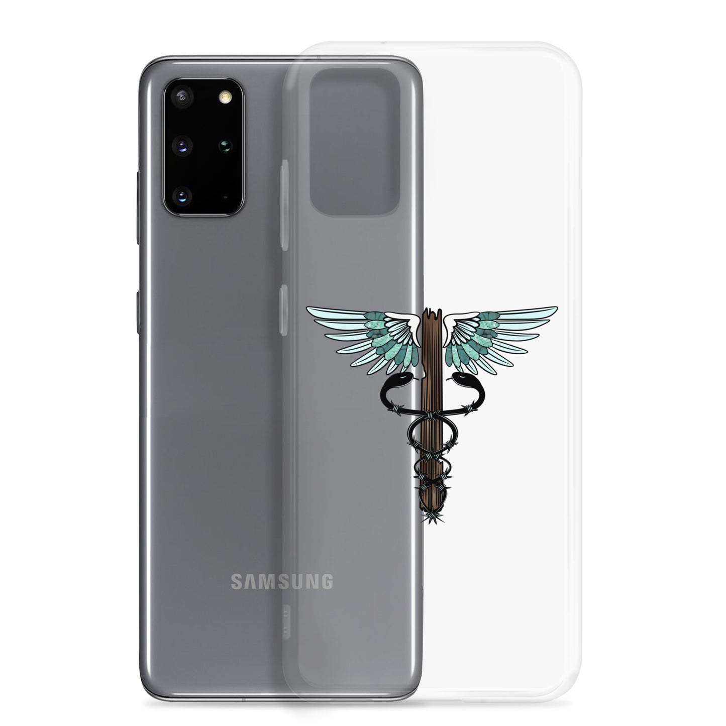 Cowgirl Caduceus-Clear Case for Samsung®