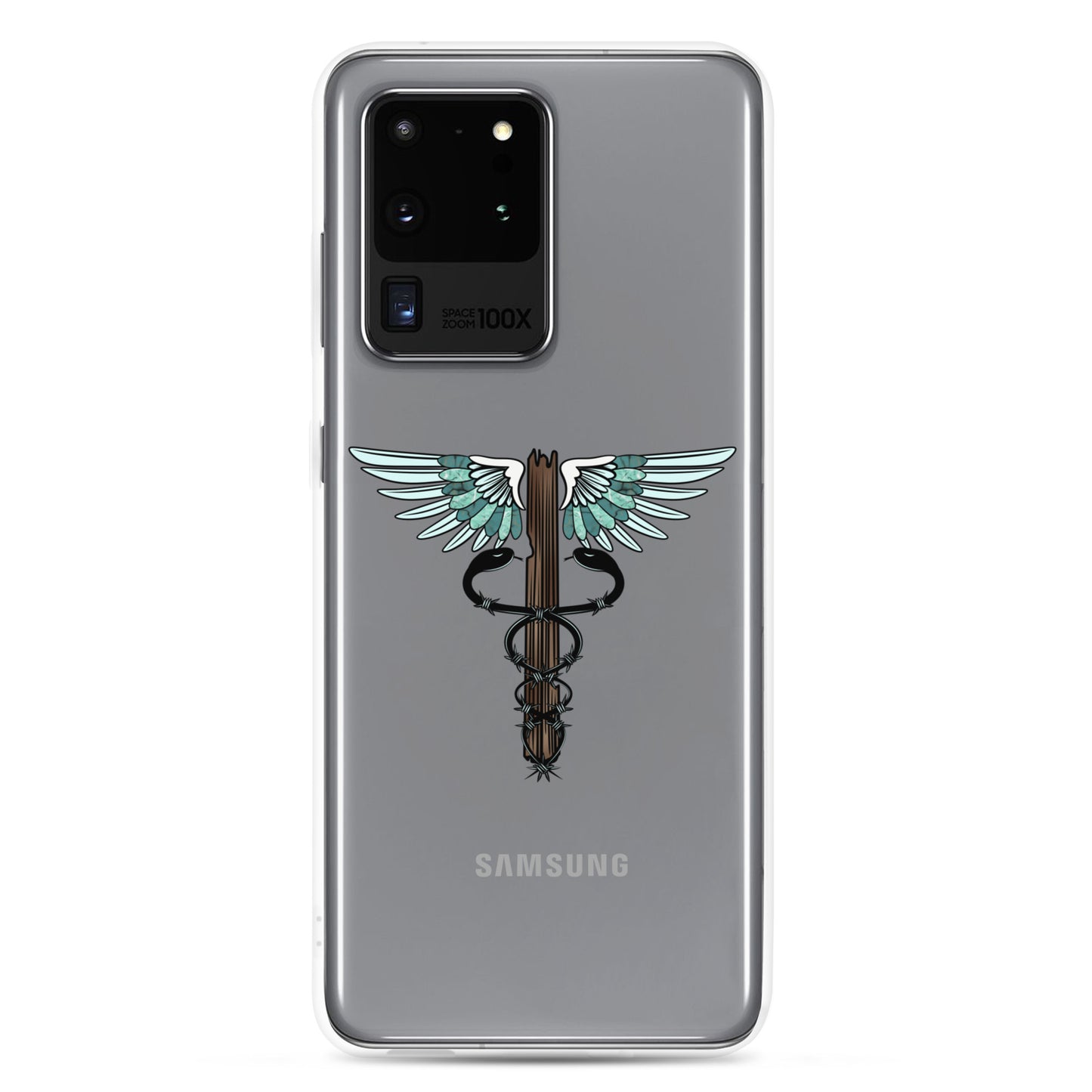 Cowgirl Caduceus-Clear Case for Samsung®