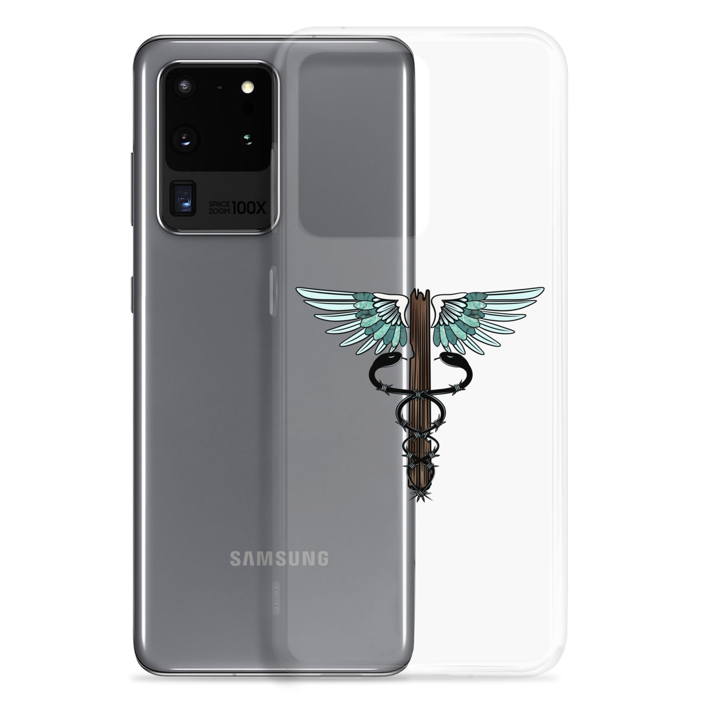 Cowgirl Caduceus-Clear Case for Samsung®