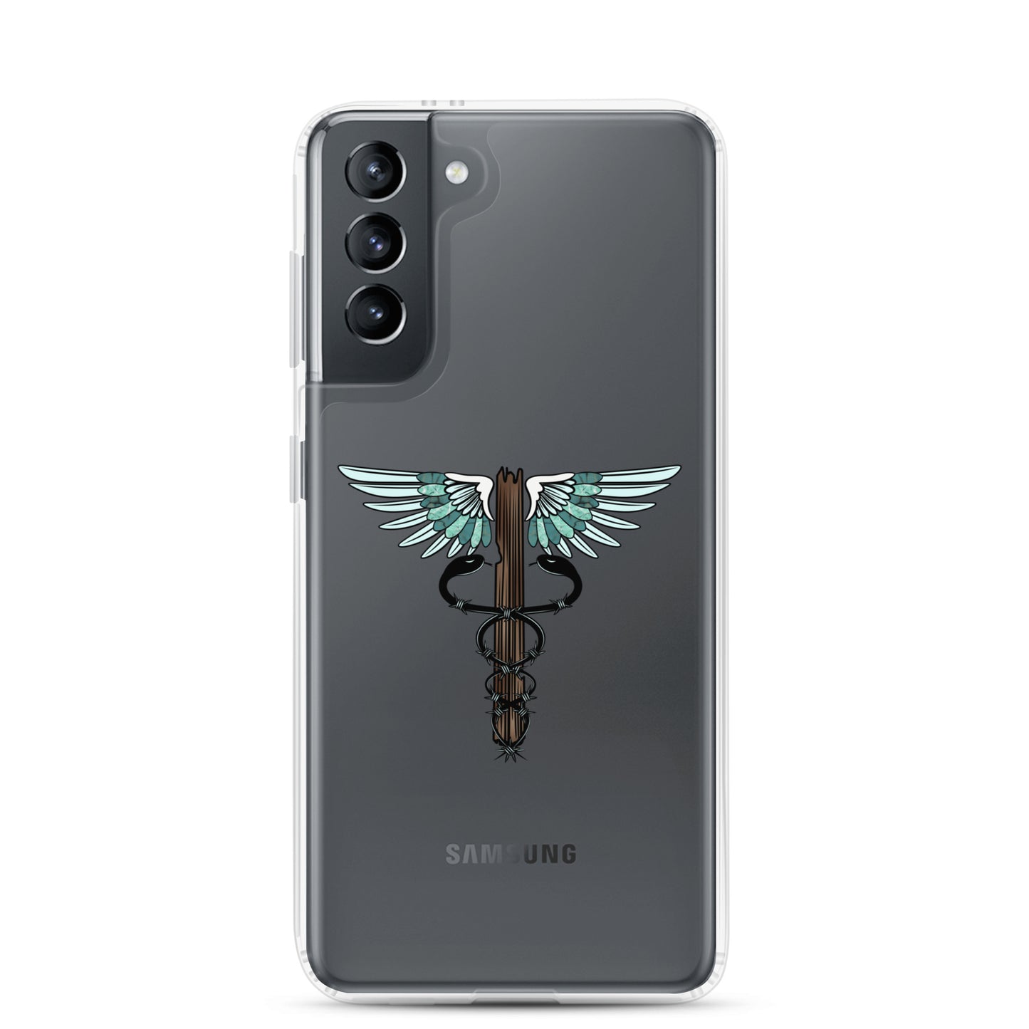 Cowgirl Caduceus-Clear Case for Samsung®