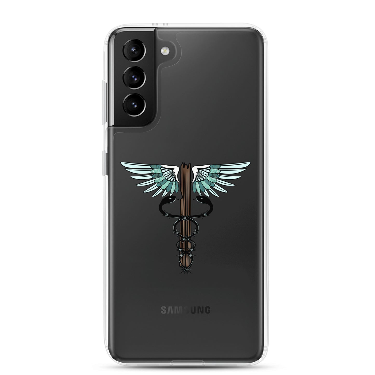 Cowgirl Caduceus-Clear Case for Samsung®