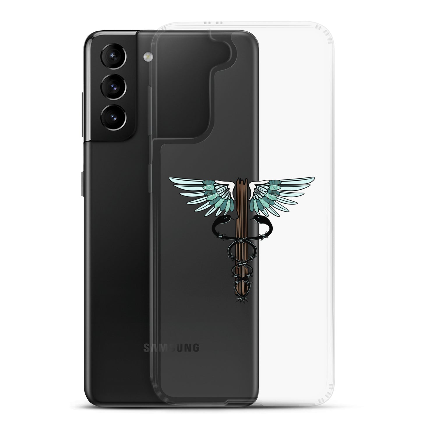 Cowgirl Caduceus-Clear Case for Samsung®