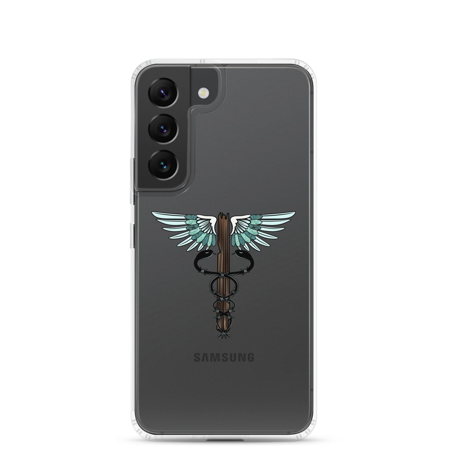 Cowgirl Caduceus-Clear Case for Samsung®