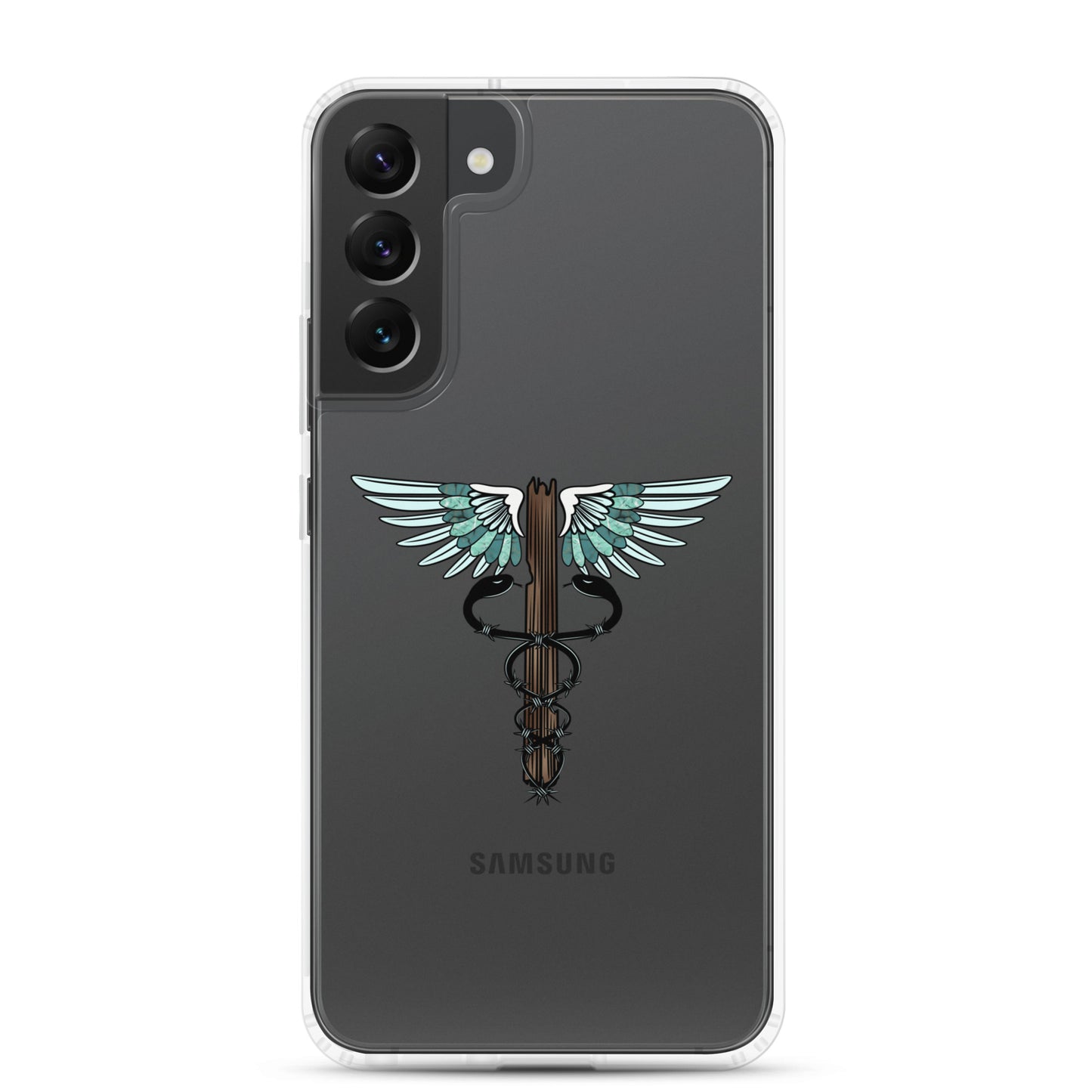 Cowgirl Caduceus-Clear Case for Samsung®