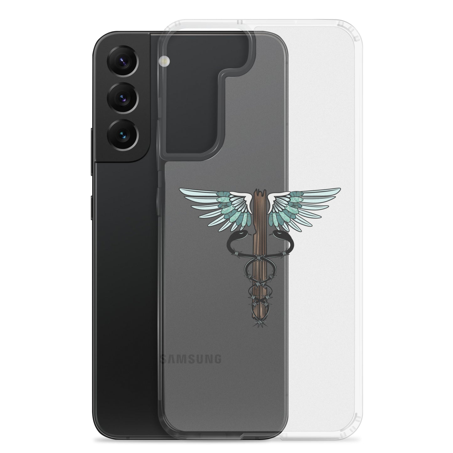 Cowgirl Caduceus-Clear Case for Samsung®