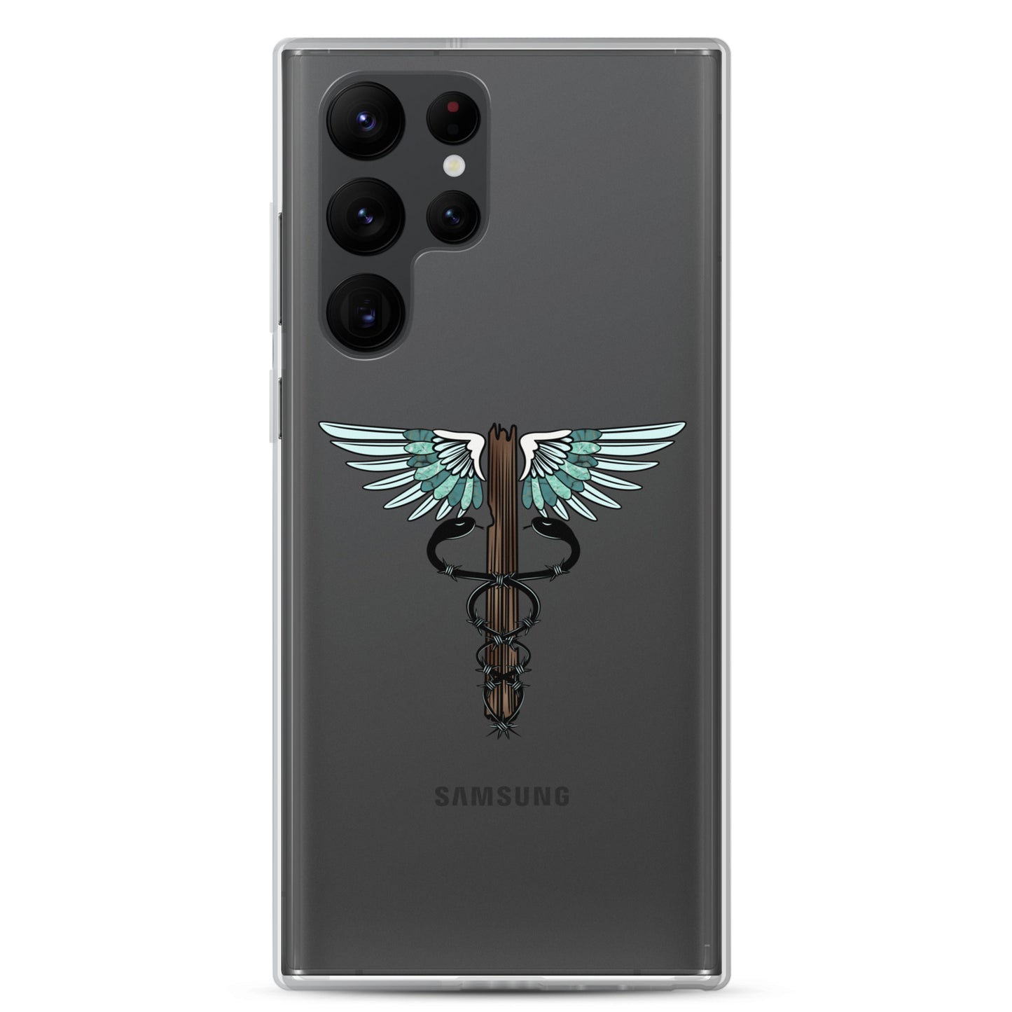 Cowgirl Caduceus-Clear Case for Samsung®