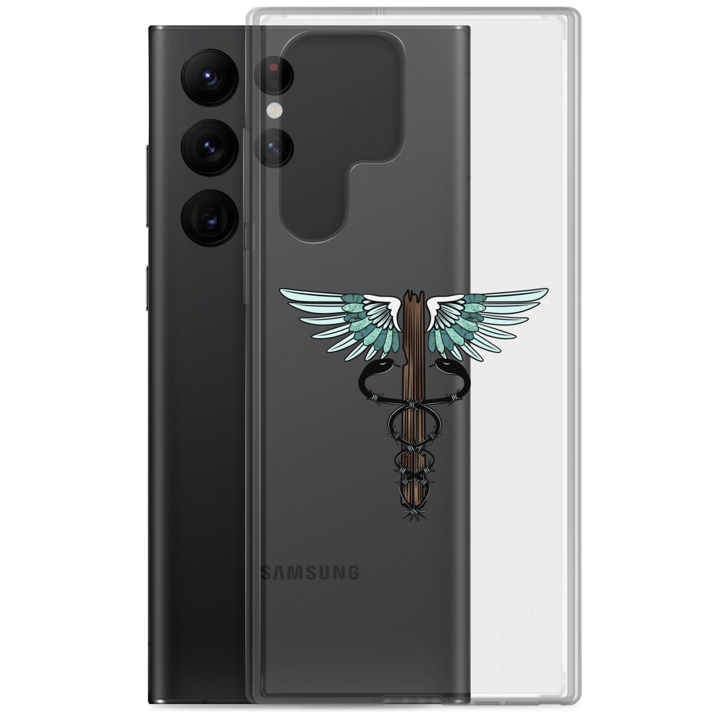 Cowgirl Caduceus-Clear Case for Samsung®