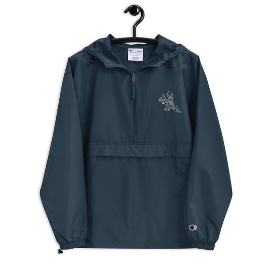 TWNM- Embroidered Champion Packable Jacket Dark Colors