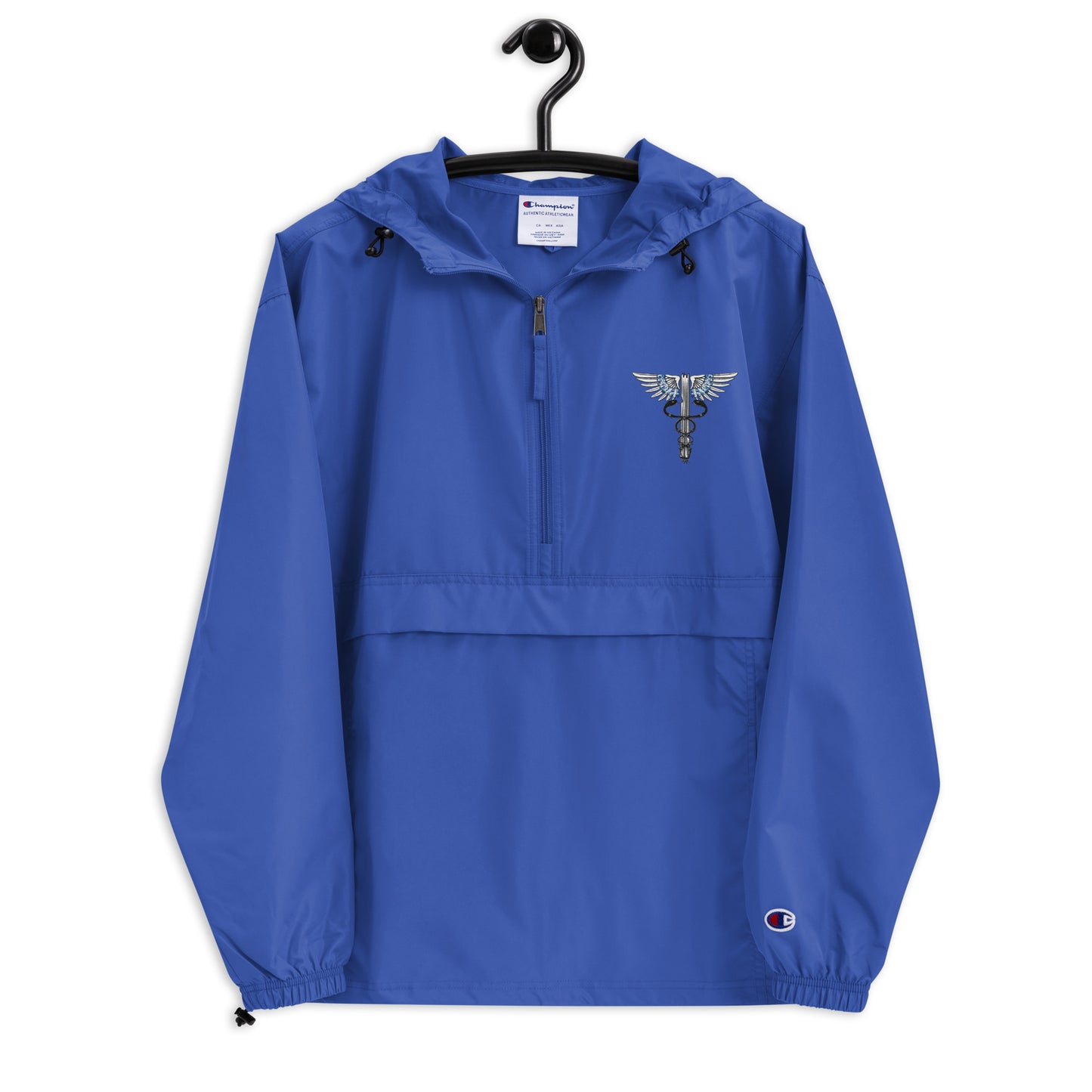 Cowgirl Caduceus-Embroidered Champion Packable Jacket