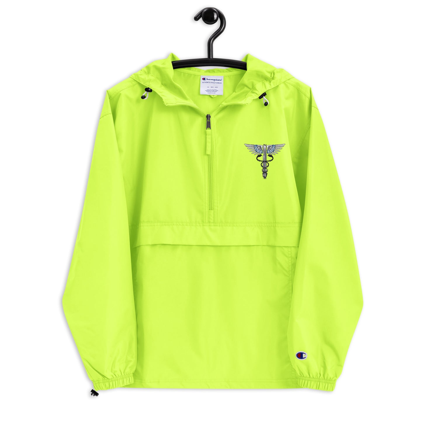 Cowgirl Caduceus-Embroidered Champion Packable Jacket