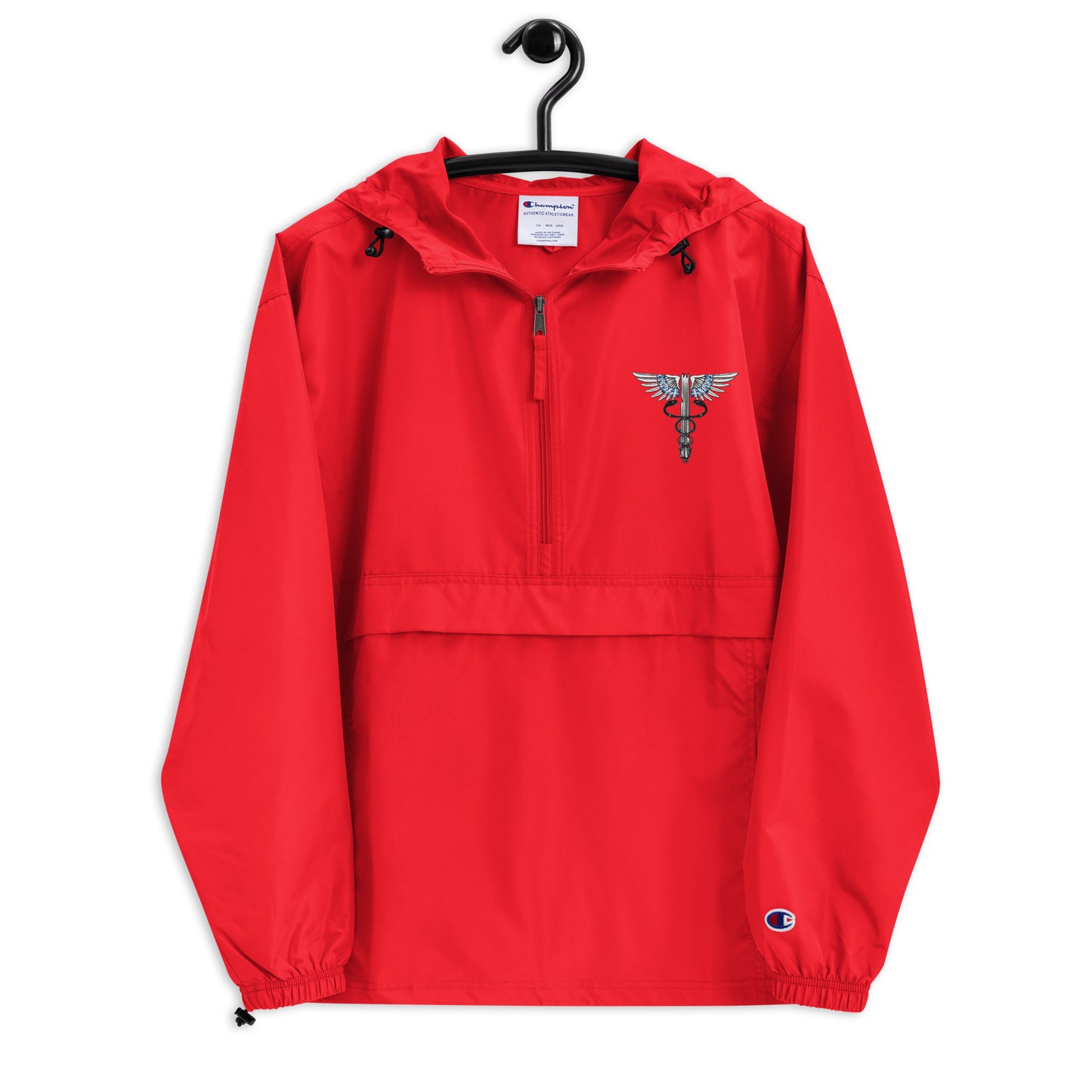 Cowgirl Caduceus-Embroidered Champion Packable Jacket