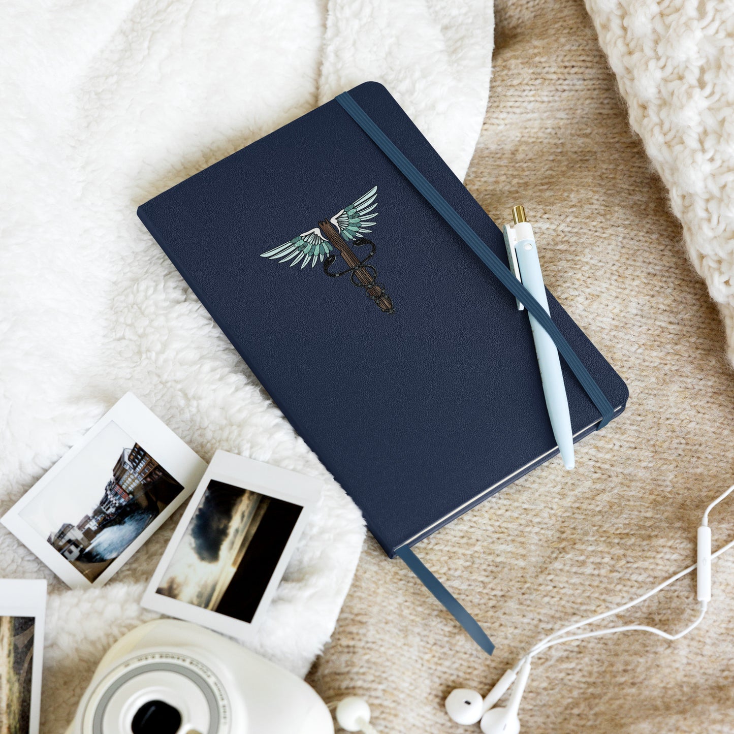 Cowgirl Caduceus Hardcover Bound Notebook